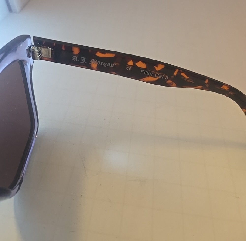 A J Morgan Purple Frame Women's Sunglasses - Picture 9 of 12